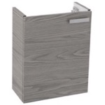 ACF L423WG 18 Inch Wall Mount Grey Walnut Bathroom Vanity Cabinet